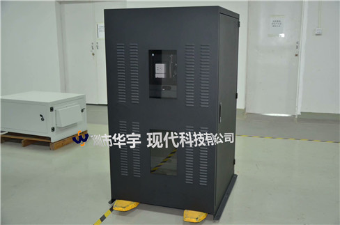 我司21號發貨浙江，為浙江某公司提供定制款恒溫恒濕戶外投影儀安裝柜(圖2)